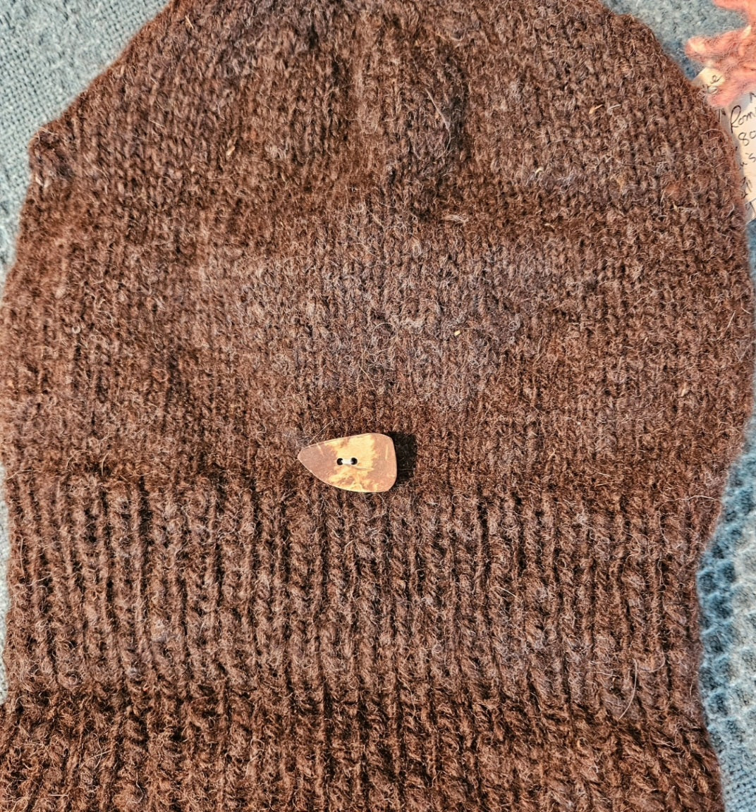 Toque or Beanie - Hand Dyed- Handspun 100% 3LS Romney Wool - Women's Medium/ Men's Small