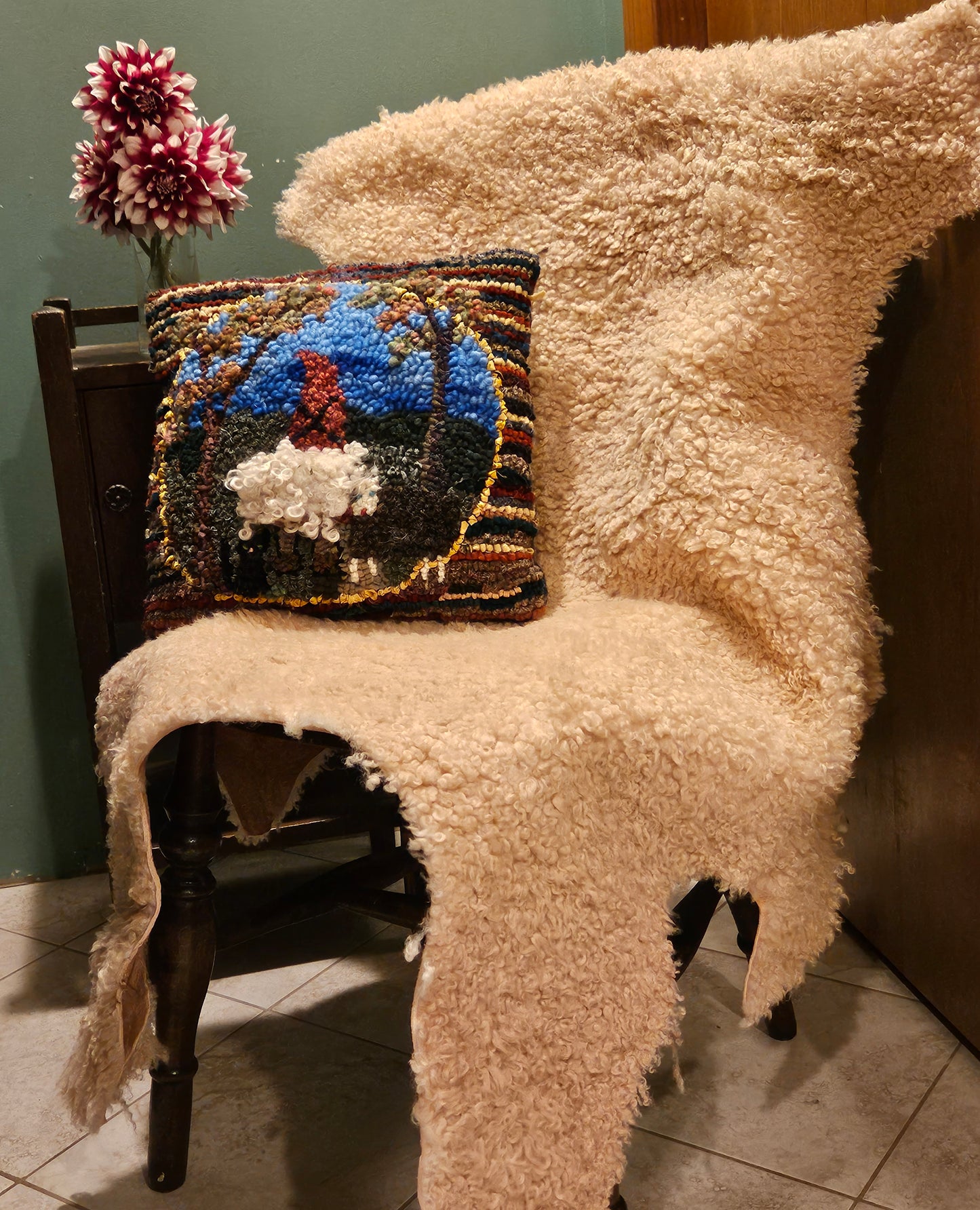 Sheepskin SSS-250 White Naturally Tanned 37"x35"