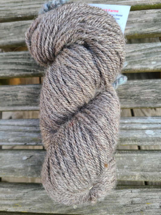 Yarn Gray Romney Sportweight- 3ply Yarn