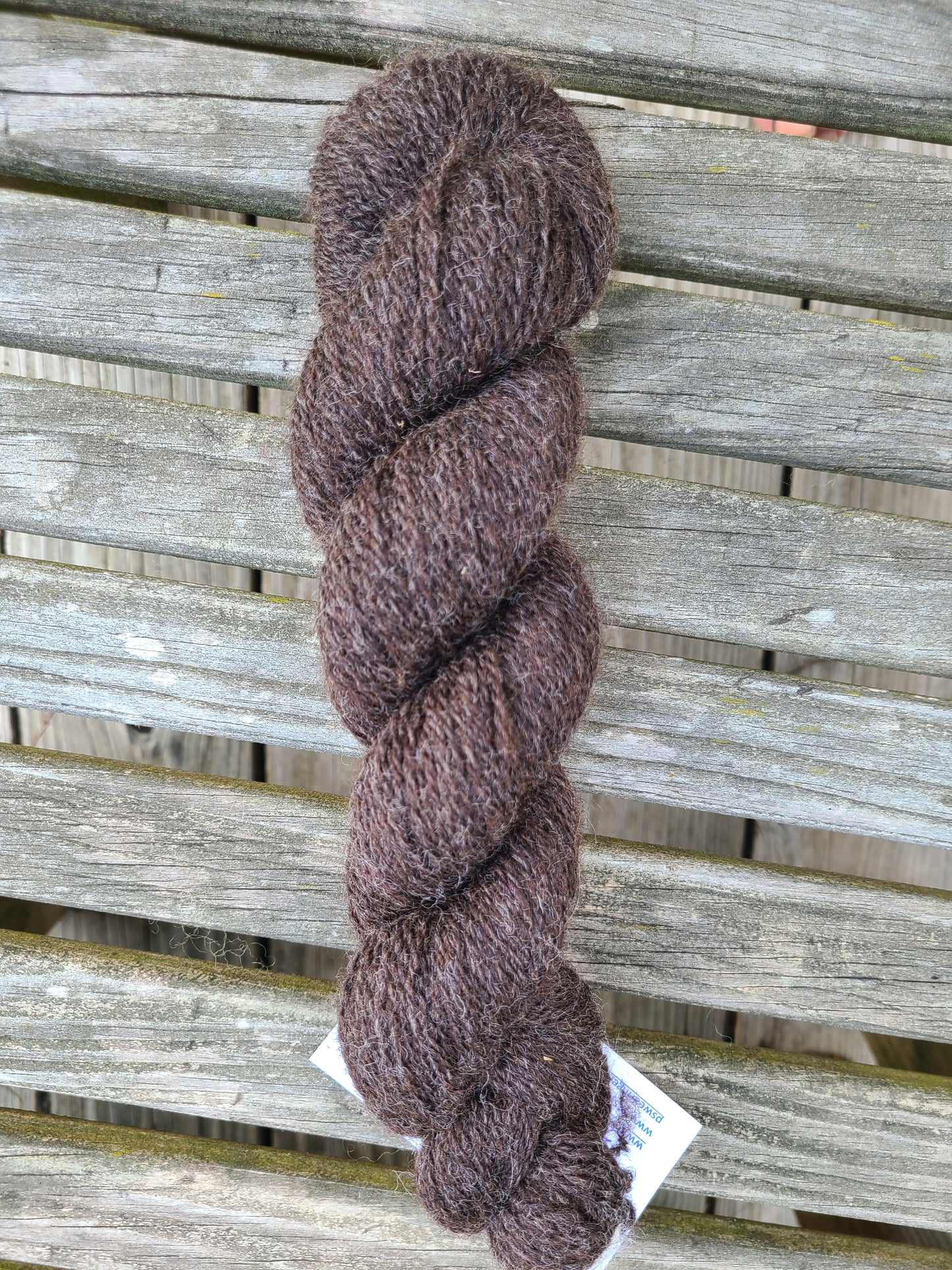 YARN DC- Dark Chocolate 3L Romney 2-ply Sportsweight yarn