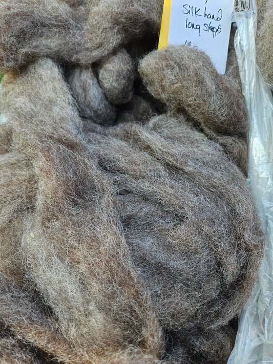 Roving Gray R2014-10 100% Romney - 3 ounce