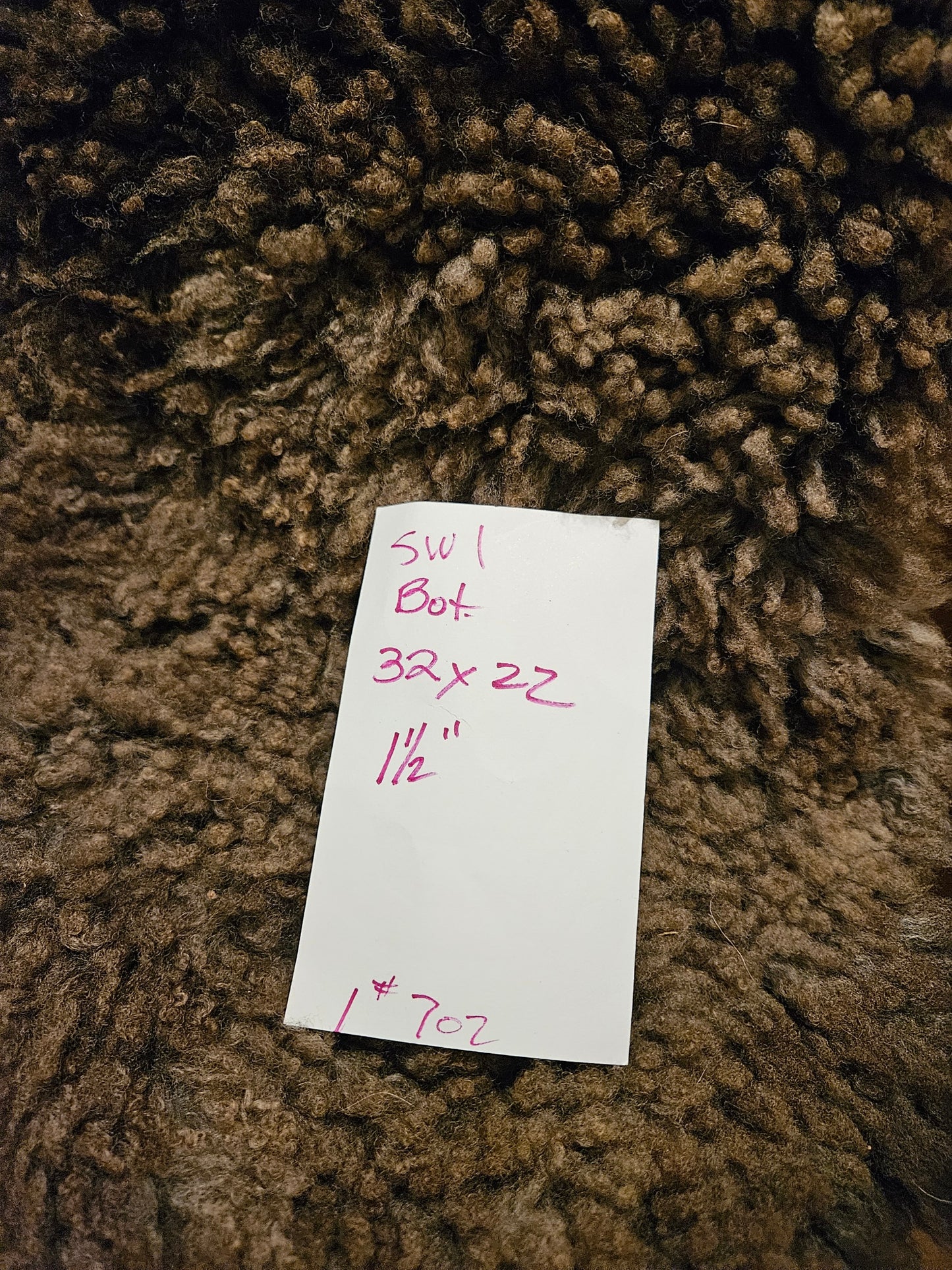 Sheepskin SW1-275 Silver Gray Romney Sheepskin 32 x 22