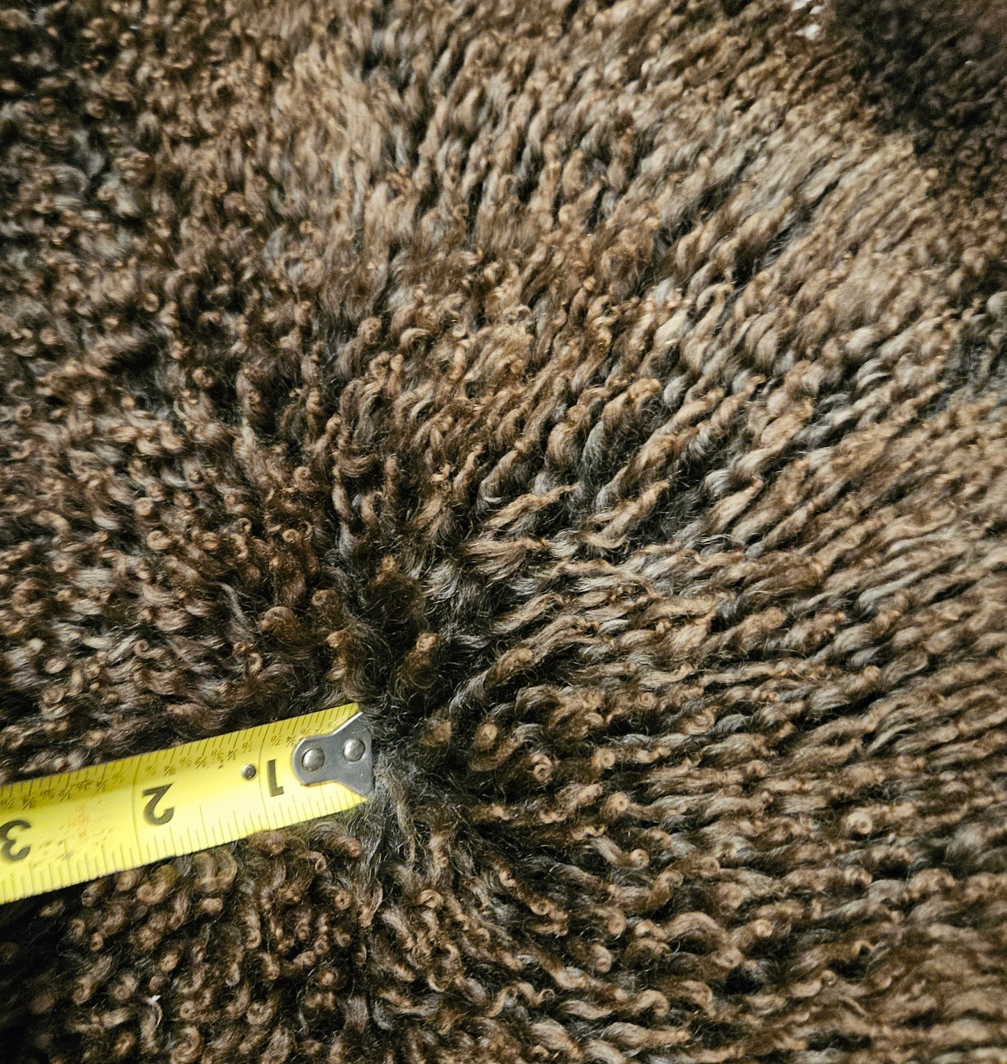 Sheepskin Dark Gray Soft Romney ST4-30033 x 24