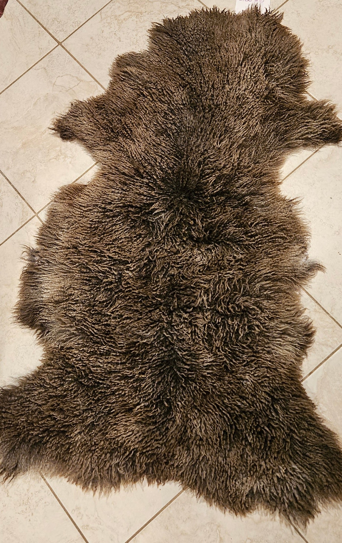 Sheepskin Silver Gray Soft Romney STBG-275