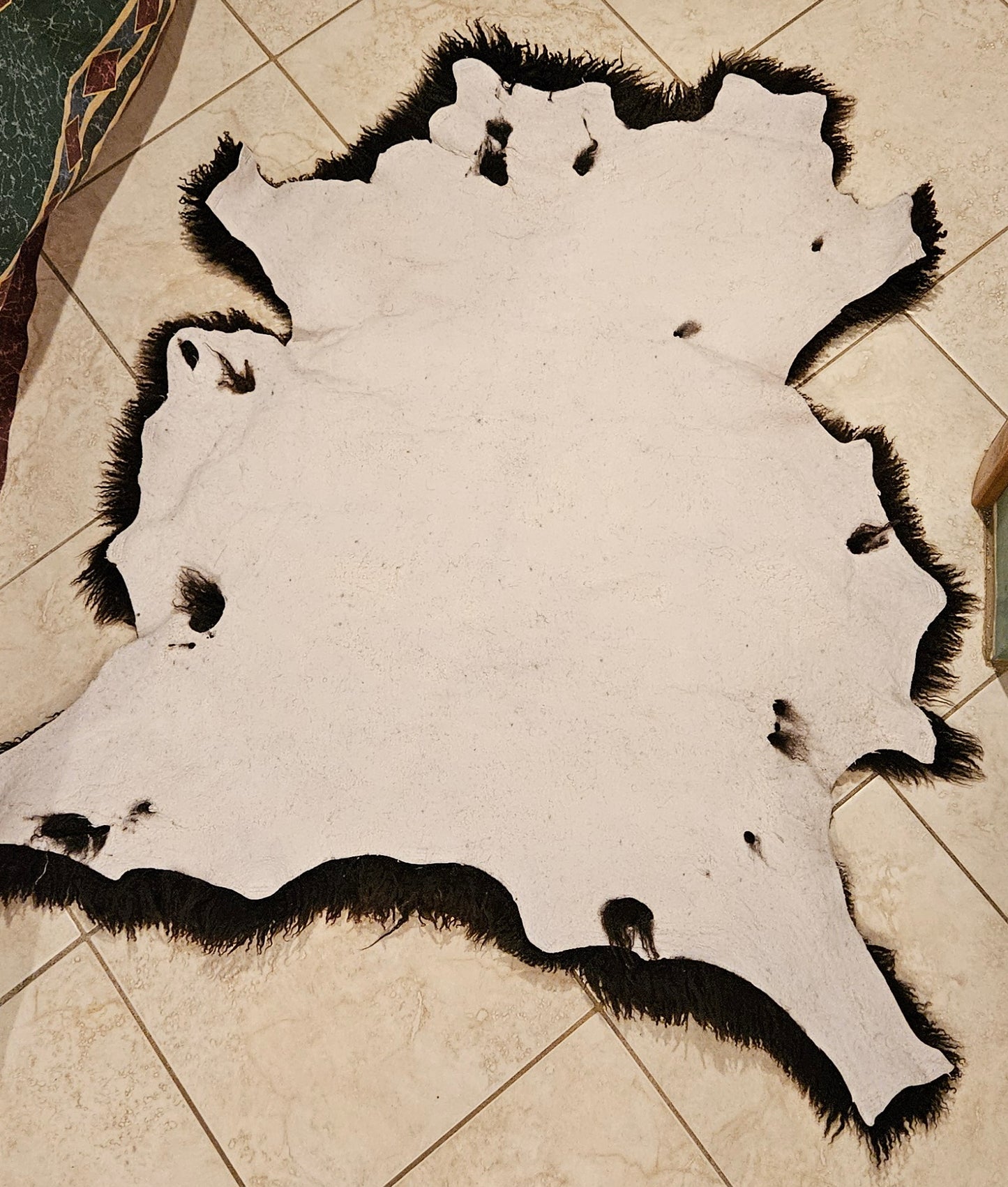 Sheepskin Dark Gray Soft Romney STBB-250-250