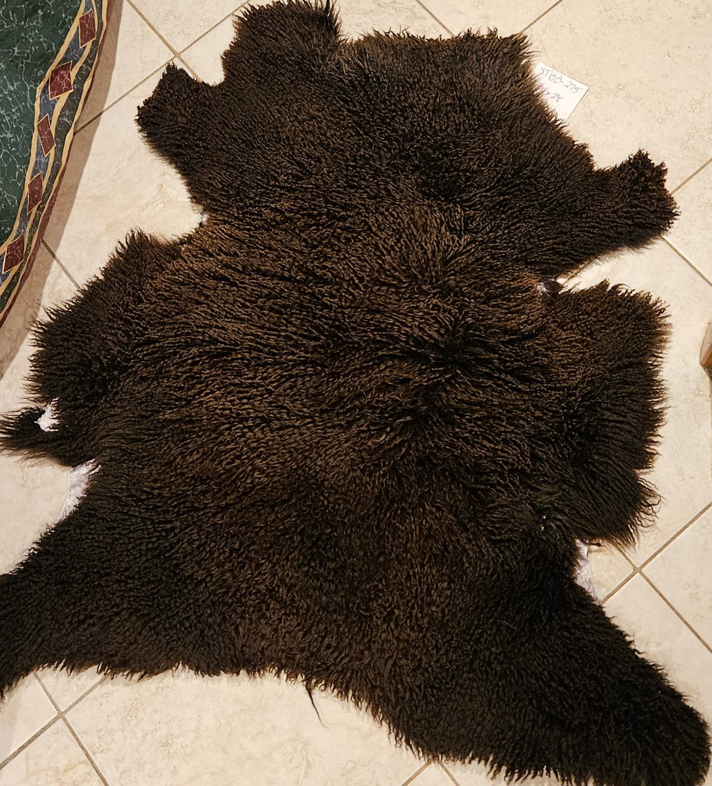 Sheepskin Dark Gray Soft Romney STBB-250-250