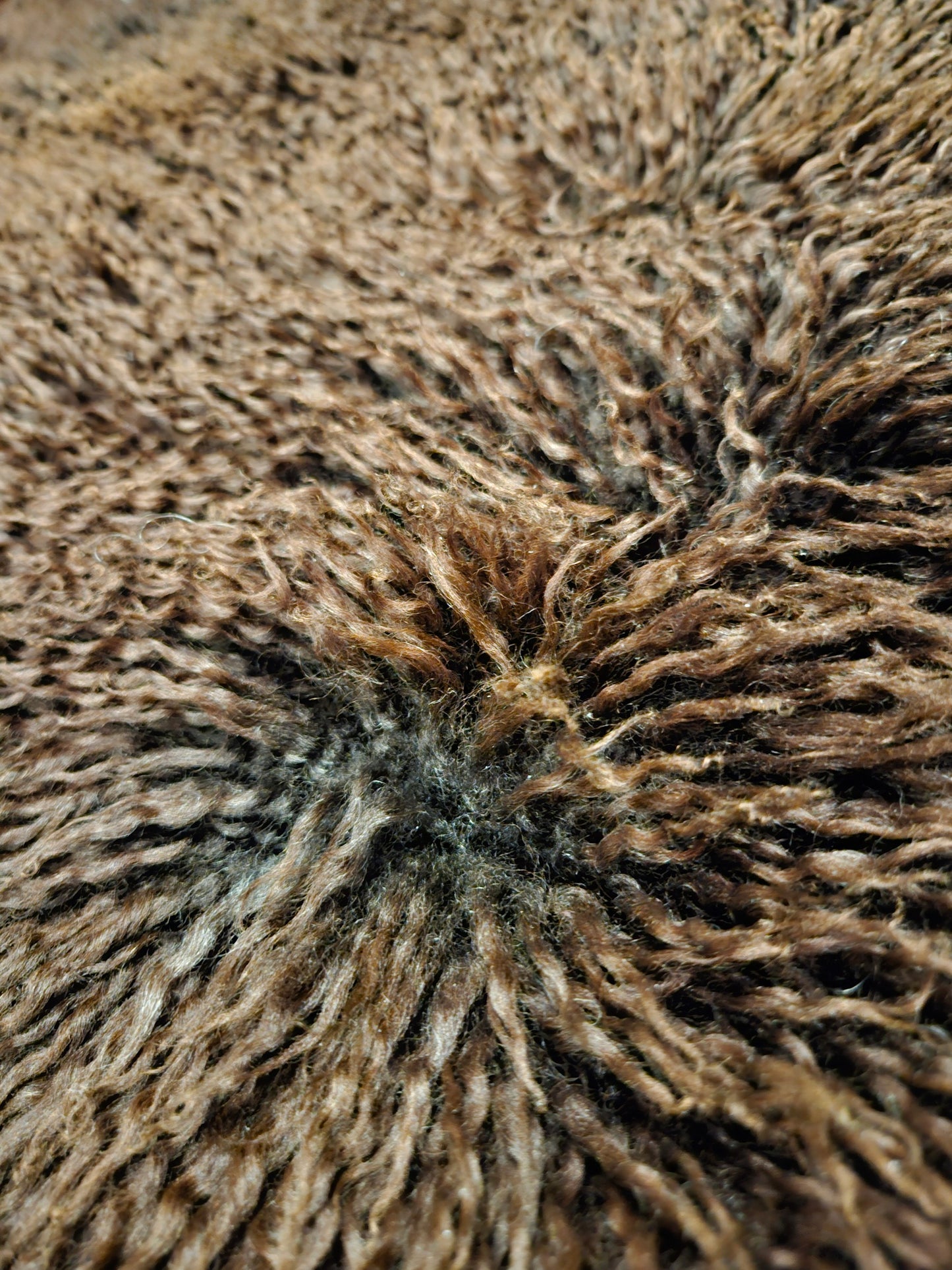 Sheepskin Dark Gray Soft Romney STBB-250-250