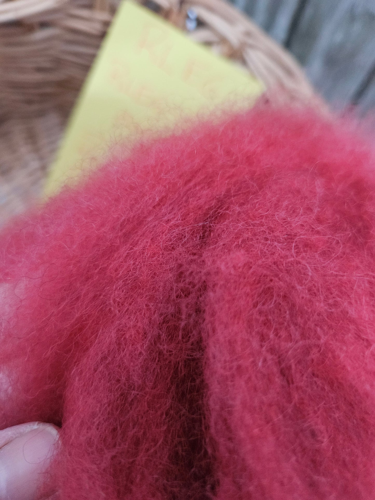 BRoving Egyptian Red 100%Romney RLEG20- 4 ounces