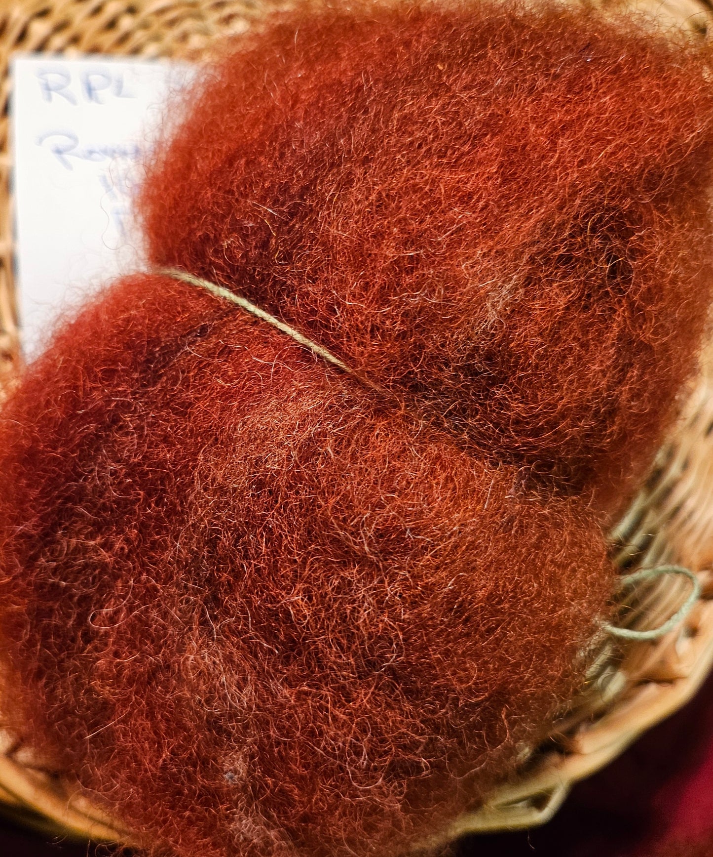 BRoving Rust 100% Romney lamb RRL3- 0.6oz