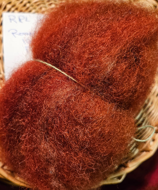 BRoving Rust 100% Romney lamb RRL3- 0.6oz